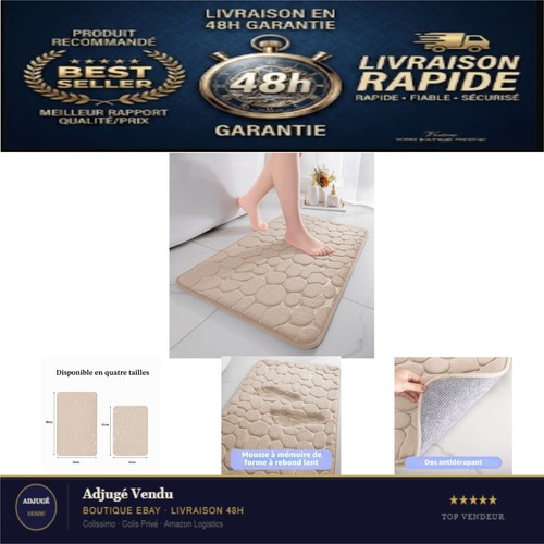 Tapis bain mousse - mousse, à