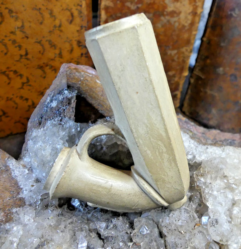 Pipe anneau terre cuite - , en