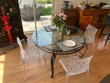 Table Fer Forgé et Plateau