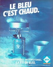 Advertising 089 1982 Camping Gas Blueberry Bottle Stove