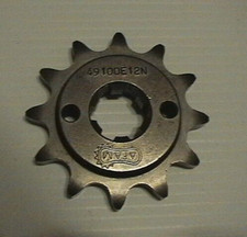 DERBI SENDA 96-99 FENIX 50 94-96 GPR 50 97-08 AFAM 49100 FRONT 12 TOOTH SPROCKET
