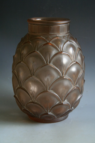 Ancien vase art deco val - deco,