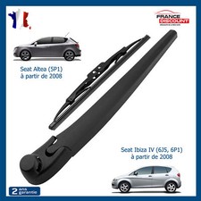 Bras + Balai d'Essuie-Glace Arrière pour Seat Altea (5P1) et Ibiza IV (6J)