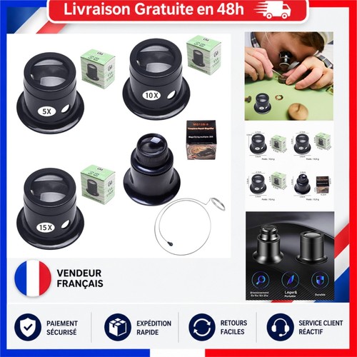 Loupes bijoutier pièces 5x - bijoutier,