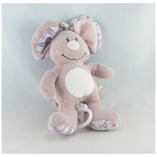 Doudou musical souris - , mauve