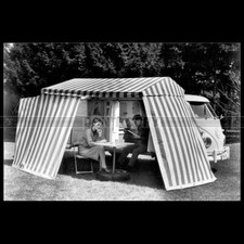 Photo A.002359 VW VOLKSWAGEN TYPE 2 COMBI KOMBI CAMPER WESTFALIA 1961