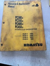 Komatsu PC30R PC35R PC40R PC45R -8 Hyd. Excavator Operation Maintenance Manual