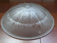 MULLER FRERE LUNEVILLE ANCIEN VASQUE SUSPENSION LUMINAIRE  ART DECO papillons