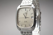 "Read" [Near MINT] Omega Seamaster Cal.1332 Date Gold Quartz Men's From JAPAN