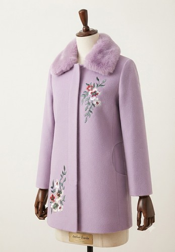 Superbe manteau court - court, avec