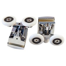 2pcs double porte de douche