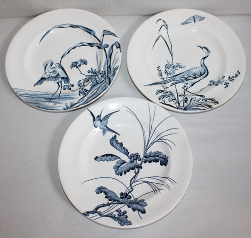 Assiettes plates faïence - assiettes,