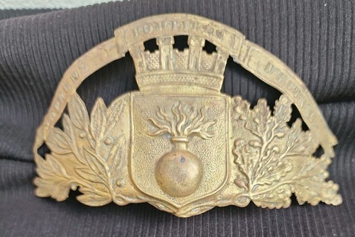 Plaque casque pompier - plaque, de
