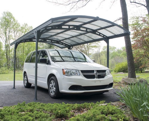Palram carport gris - palram, 14.4m²