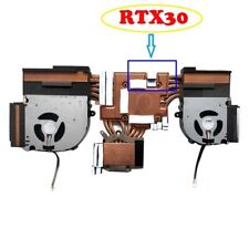 Used X17 CPU VGA FAN Heatsink For CLEVO X170KM X170KM-G RTX30 6-31-X17KN-101 100