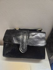 Sac à main tout cuir Croco