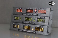 Réplique artisanale horloge DeLorean – Retour vers le Futur – électronique 