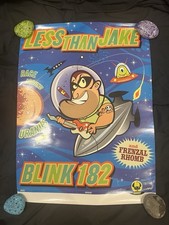 Blink-182 Less Than Jake Race Around Your Anus Tour 1997 poster VINTAGE RARE