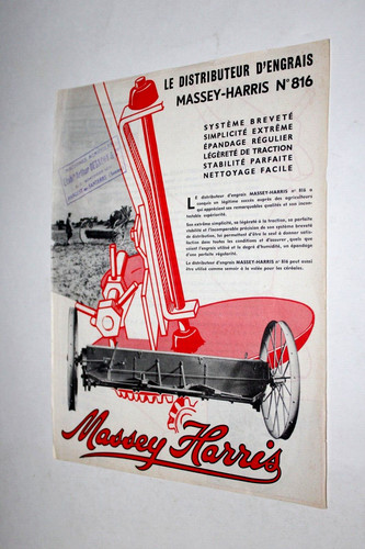 Prospectus tracteur massey - tracteur,