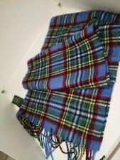 EDDIE BAUER Scarf Warm Cashmere Wool Laine Soft Large Multicolor 11”x 64”