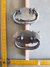 Lot de 2 petits poignés fer