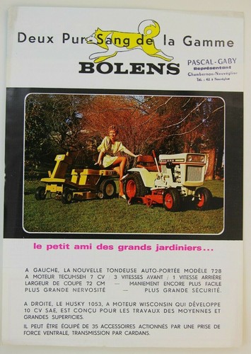 Brochure bolens tractor lawn - brochure,