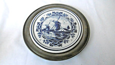 assiette porcelaine delft
