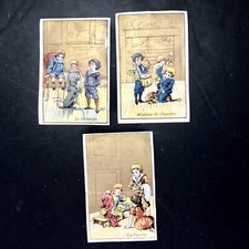 3 Chromos Chocolat Rationnel