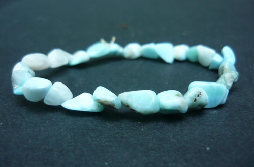 Bracelet perles larimar - bracelet,
