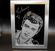 Cadre gravé à la main par