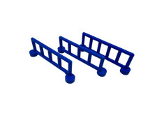 3 Lego® train Duplo chemin de fer Chantier de construction de barrières BLEU