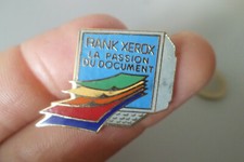pin s broche badge RANK XEROX LA PASSION DOCUMENT ordinateur computer imprimante