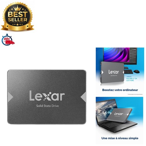 Lexar ns100 ssd - lexar, 128go