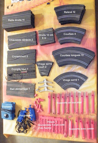 Enorme lot rails circuit - de,
