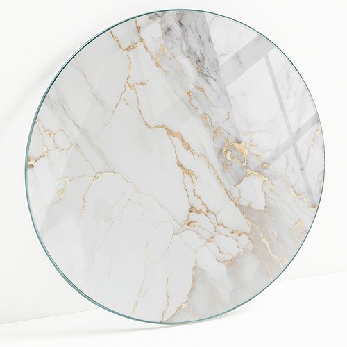 Plateau table verre pour - de,