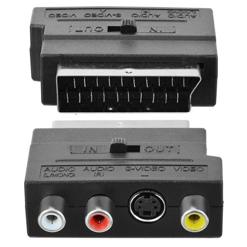 Adaptateur péritel 3 rca - av,