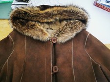 Veste en mouton retourné