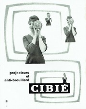 Advertising 1021 1960 Cibié Spotlights & Fog Headlights