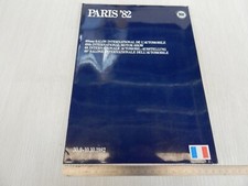ORIGINAL PRINT FOLDER 1982 PARIS SALONE LANCIA TREVI VOLUMEX 112 ABARTH ETC