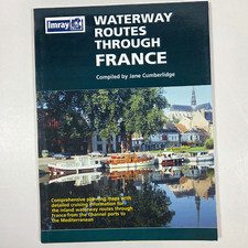 Imray Folding Map Waterway Routes France Planning Cruising Info Inland Channel
