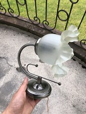 Tulipe En Verre Avec Applique