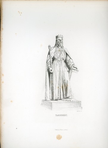 Dagobert gravure xixeme - :, gravure,