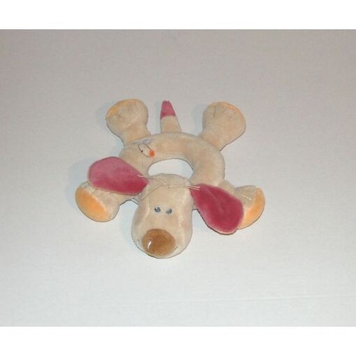 Doudou chien hochet nattou - chien,