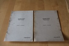 VINTAGE booklet Peugeot exchange and sale of engine 205 504 J7 404