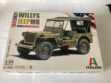 Kit 1/24 Jeep Willys 80th Anniversary - Italeri