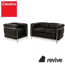 CanapÉ En Cuir Noir Cassina