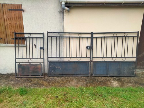 Portail vanteaux portillon - portail,