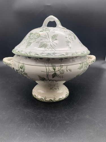Soupière ancienne faïence - soupière,