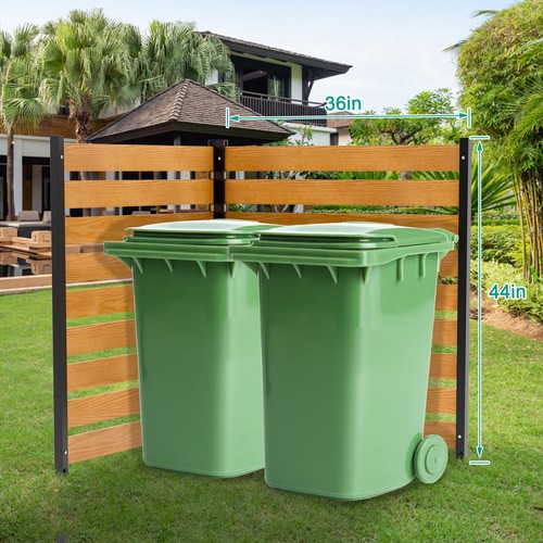 Privacy wood fence - panels, with