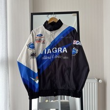 Ford Racing Viagra NASCAR Bomber Mark Martin Jacket Vintage